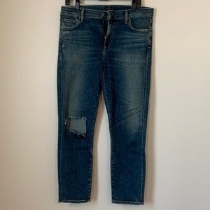 Citizen of Humanity rocket crop high rise skinny